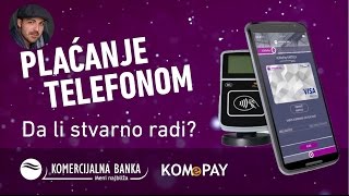 KOMePAY plaćanje telefonom  test uživo [upl. by Touber349]