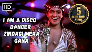 I Am A Disco Dancer Zindagi Mera Gana  Mithun Chakraborty Songs  Disco Dancer Party Songs [upl. by Bunde301]