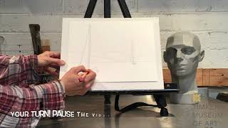 Art Lesson Visual Perspective for Seniors Making Your Drawing Look Real [upl. by Juna]