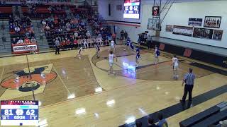 Dickinson High School vs Bismarck St Marys Central High School Mens Varsity Basketball [upl. by Devad]