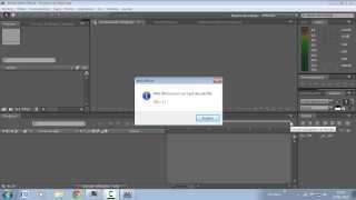 After Effects CS4 Error 832 SIN ELIMINAR LAS FUENTES [upl. by Kcirredal]