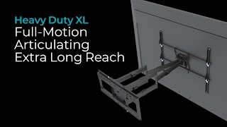 Commercial Series Heavy Duty XL FullMotion Extra Long Reach TV Wall Mount Assembly 44486 [upl. by Stepha]