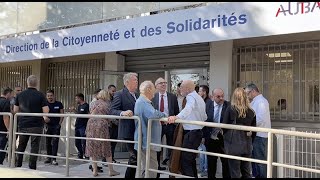 Inauguration de la Direction de la Citoyenneté et des Solidarités à Aubagne [upl. by Ecienal]