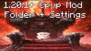 Best 1201 Crystal PvP Mods Folder  Settings [upl. by Atsedom]