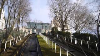 Montmartre Funiculaire Up To Sacre Coeur In Paris [upl. by Sucramed]