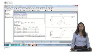 Distribuciones continuas de probabilidad con Statgraphics   UPV [upl. by Nowyt]