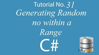 C 31 Generating Random number with in a range [upl. by Harriman]