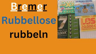 Wir rubbeln Rubbellose aus Bremen auf  Was gewinnen wir am Ende [upl. by Onairotciv]