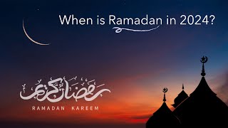 When is Ramadan 2024 Ramadan Start and End Dates by Islamic Calendar 2024 [upl. by Livvie347]