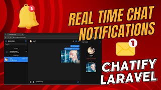 Realtime Notification Count with Pusher in Laravel Chatify  chatify  pusher  laravel [upl. by Aremihc]