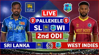 Sri Lanka vs West Indies 2nd ODI Live Scores  SL vs WI 2nd ODI Live Scores amp Commentary [upl. by Roinuj605]