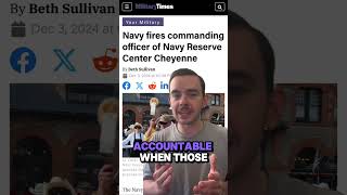 Navy fires commanding officer of Navy Reserve Center Cheyenne [upl. by Nirej]