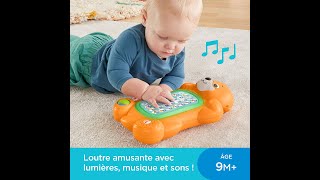 Fisher Price Linkimals Lola la Loutre jouet bébé interactif [upl. by Durr668]