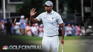 Aaron Rai patient and focused en route to Wyndham Championship win  Golf Central  Golf Channel [upl. by Eilyab]