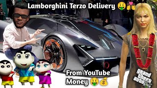 GTA 5 Shinchan Taking delivery Of Lamborghini Terzo💔😫Franklin Kiara Crying 😭👩‍❤️‍💋‍👨PS Gamester [upl. by Lamdin]