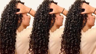 Curly Hair Routine  How to style 3B 3C hair textures for super defined curls [upl. by Evelyn]