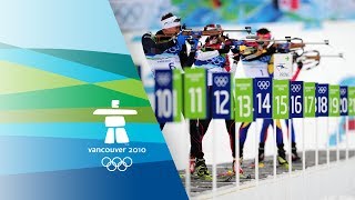 Mens Biathlon  10Km Sprint Highlights  Vancouver 2010 Winter Olympic Games [upl. by Risan760]