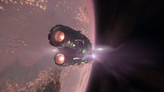 Star Citizen  Drake Herald  Ghoulish Green Paint  Crazy Storm [upl. by Down]