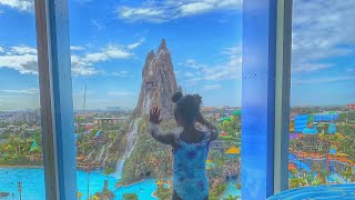 BEST ROOM AT CABANA BAY BEACH RESORT  VOLCANO BAY VIEW  UNIVERSAL STUDIOS HOTEL [upl. by Lucita203]