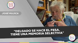 “Delgado se hace el fesa tiene una memoria selectiva”  José Mujica en M24 [upl. by Seuqirdor749]