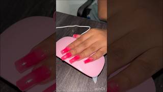 Poly gel nail extensions at home trending shorts nailart polygelnailsdesigns viralvideo nails [upl. by Hewett]