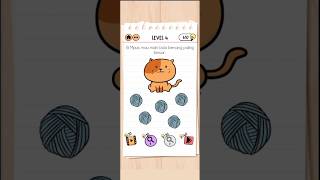 Brain Test 2 Level 4 Petualangan Si Mpus braintest kitten cat games fyp trending shorts [upl. by Faruq]