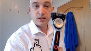 Gillette Labs heated razor head shave review [upl. by Cynde]