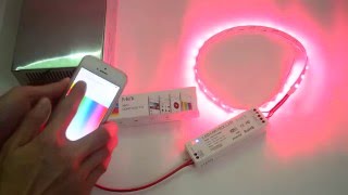 Highend WIFI101 LETCH RGBW led controller connect super bright Epistar RGB led strips [upl. by Alim]