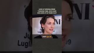 Look at Winona Ryder through time celebrities transition WinonaRyder age actor [upl. by Gigi]