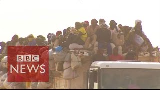 Migrant Crisis This is where exodus begins  BBC News [upl. by Gannie]