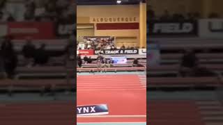 USA Indoor Championship Women 60mh Tia Jones ties world record in 767sec [upl. by Durstin512]