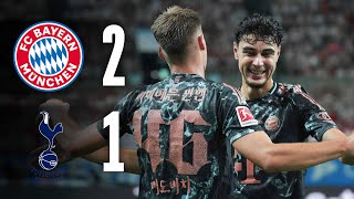 Thrilling battle in Seoul  FC Bayern vsTottenham Hotspur 21  Highlights 🇰🇷 [upl. by Akinehc]