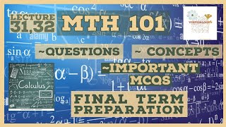 Mth 101 Lecture 3132  Quiz preparation  Final term preparation  VIRTUALOGY [upl. by Salis]