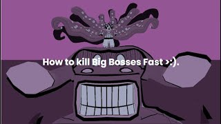 How to kill big bosses fast in Shindo Life  Shinobi Life 2 Tutorial [upl. by Rudy]