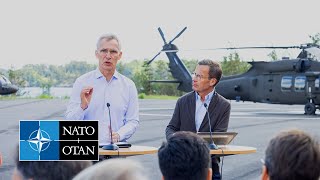 NATO Secretary General with the Prime Minister of Sweden 🇸🇪 Ulf Kristersson 07 JUN 2024 [upl. by Enahsed]