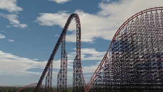 Colossals Revenge  RMC Giga Hybrid  NoLimits 2 FVD [upl. by Shaer]