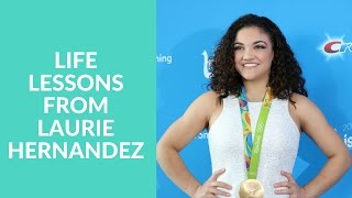 Laurie Hernandez shares life lessons for all  HispanaGlobal [upl. by Wahkuna]