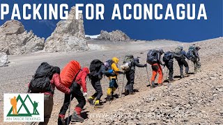 Packing for your Aconcagua Expedition [upl. by Dlanod]