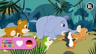 DIE TIERE AUS DEM GROßEN ZOO  Kinderlieder  Mini Disco [upl. by Neuberger]