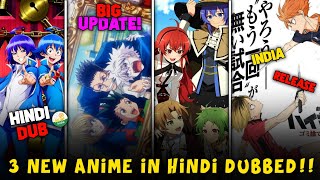 3 New Hindi dub Anime confirmed 🥰 Haikyuu movie India Release date Weekly anime news [upl. by Teplica355]