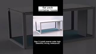 Flat pack container house 3D installation demonstration diagramWinFair [upl. by Ahsinet]