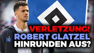 HSV GLATZEL verletzt sich im TESTSPIEL Muskelfaserriss Saison aus [upl. by Leirbma]