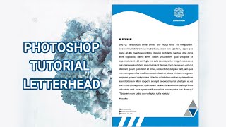 Photoshop Tutorial  Letterhead Design [upl. by Sweet]