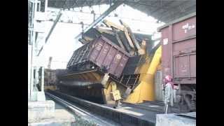 Best Video for Wagon tippler Automatic wagon unloading operation [upl. by Zacherie]