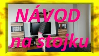 Návod na stojku  Jak se Kačka naučila stojku  Sportovní činnost  Máma v Německu [upl. by Drucilla879]