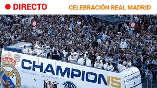 REAL MADRID El CAMPEÓN de la CHAMPIONS LEAGUE celebra la DECIMOQUINTA con la AFICIÓN [upl. by Wistrup]