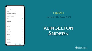 Klingelton ändern  Oppo Android 11  ColorOS 11 [upl. by Anelliw665]