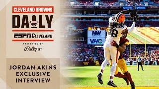 Jordan Akins Exclusive Interview  Cleveland Browns Daily [upl. by Socher]