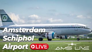 Schiphol Airport Live  Sunday 5th May 2024 [upl. by Nylisoj]