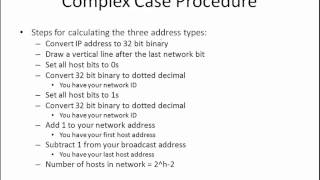 IPv4  Calculating the network host and broadcast addresses  Part 2 of 2 [upl. by Okeim721]